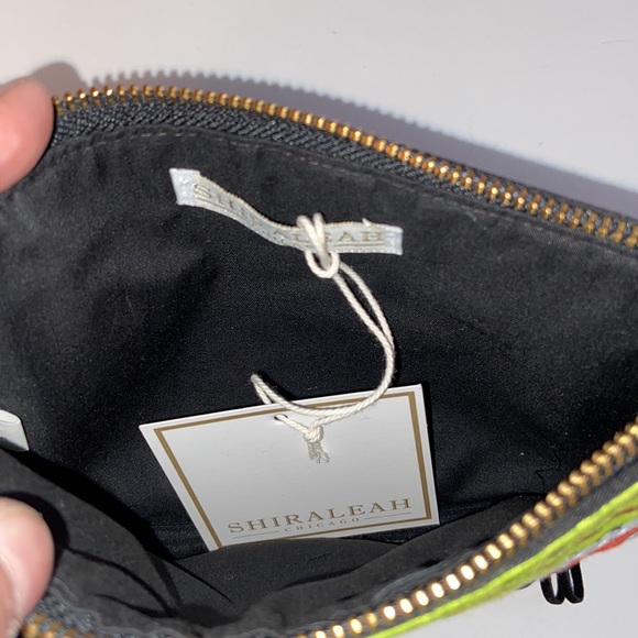 NWT Shiraleah Chicago Embroidered fringe clutch Colorful Southwestern Pattern - Picture 11 of 14